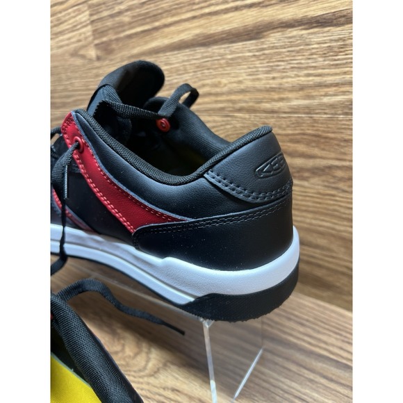 KEEN Utility Overton Work Shoes Carbon Toe Mens Size 11.5d EE Low Black/Red - Picture 5 of 11